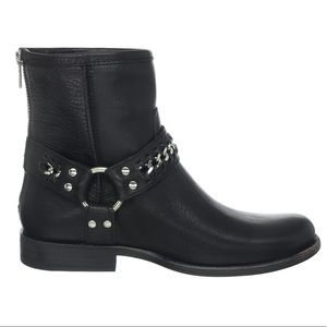 FRYE Phillip Chain Short Boot Bootie Black 8